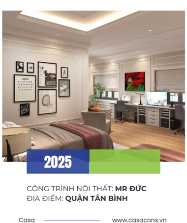 CÔNG TRÌNH NỘI THẤT: MR ĐỨC