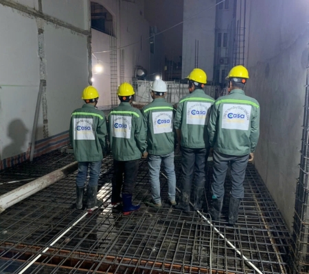 ĐỔ BÊ TÔNG ĐÊM