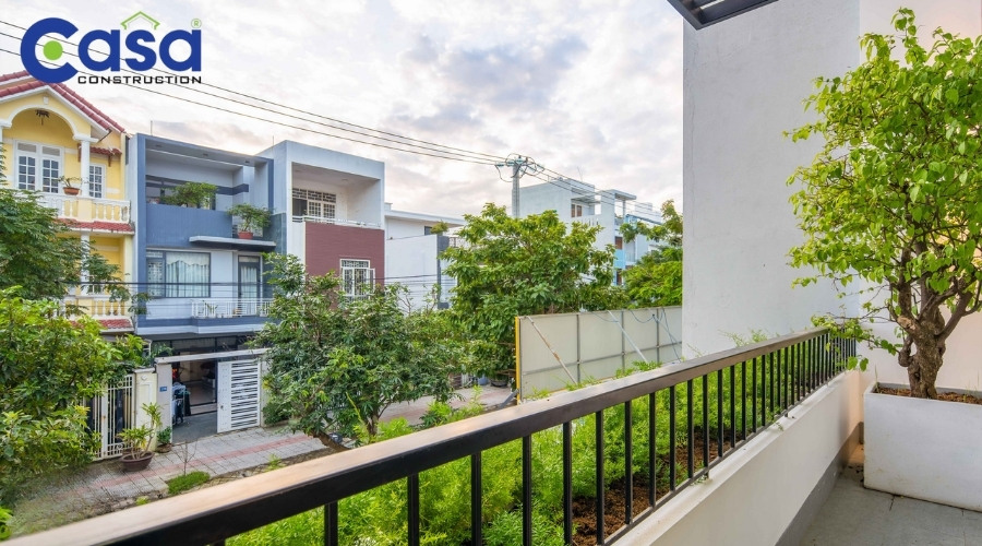 Thiết kế lô gia chống nóng nhà hướng tây