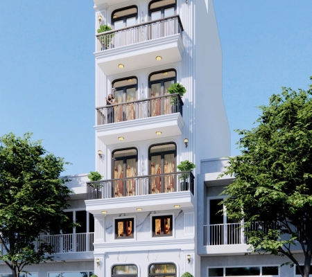 CÔNG TRÌNH PHỐI CẢNH NHÀ CAO TẦNG CÔNG TY CASA