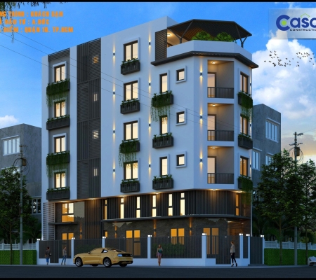 CÔNG TRÌNH PHỐI CẢNH NHÀ CAO TẦNG CÔNG TY CASA