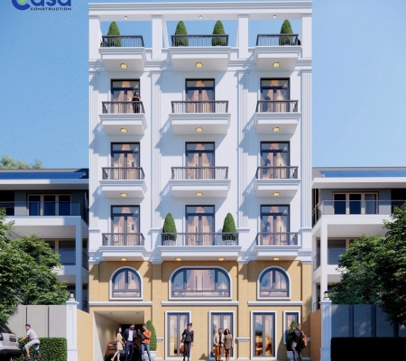 CÔNG TRÌNH PHỐI CẢNH NHÀ CAO TẦNG CÔNG TY CASA