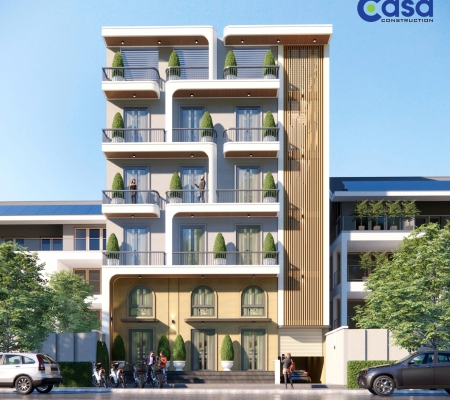 CÔNG TRÌNH PHỐI CẢNH NHÀ CAO TẦNG CÔNG TY CASA