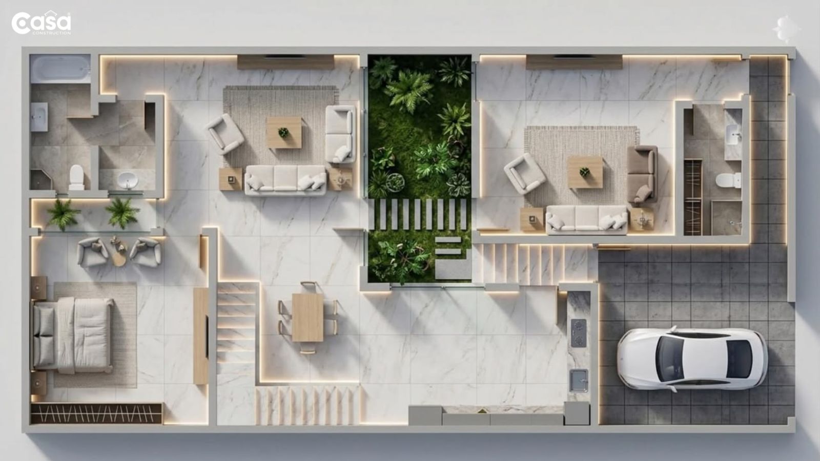 Dự toán chi phí xây nhà trọn gói