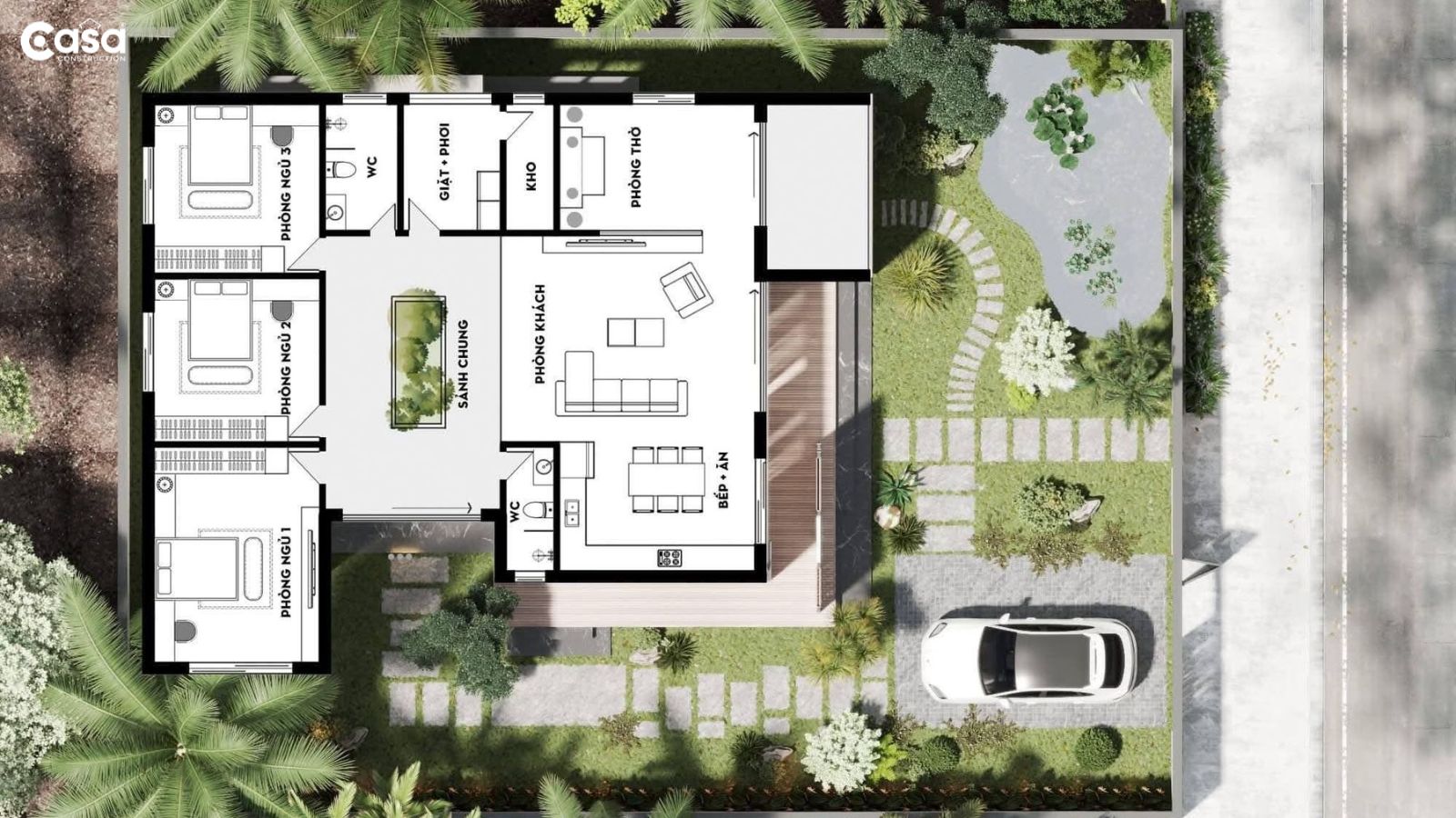 Xây nhà trọn gói khác gì với xây từng phần